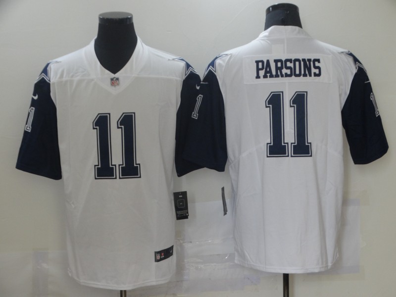 Men's Dallas Cowboys Micah Parsons #11 White Jersey